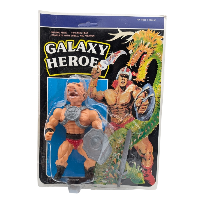 Galaxy Heroes Tiger Man MOC sealed Masters of the Universe Motu Bootleg ...