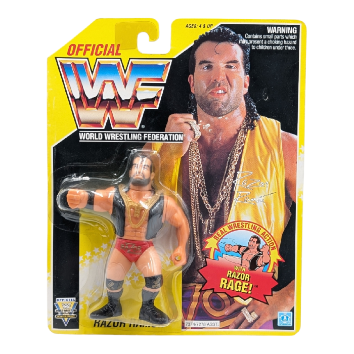 Wwf Fake Razor Ramon WWF Hasbro Razor Ramon MOC sealed mit Case vintage WWE :: Ctoys