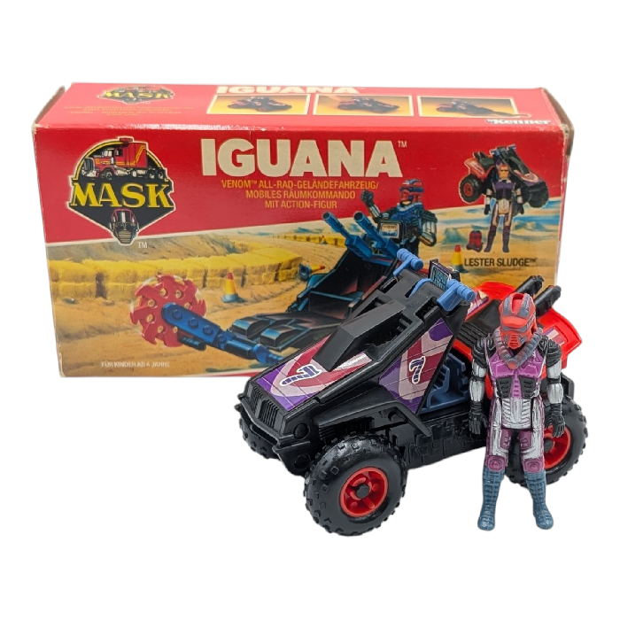 RARE 1986 KENNER MASK M.A.S.K. IGUANA VEHICLE ORIGINAL EMPTY SHIPPING CASE BOX