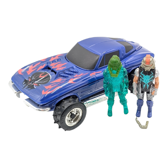 M.A.S.K WOLFBEAST CORVETTE STINGRAY MILES MAYHEM CLONE & MASKES 100 Complete 1980s Kenner Works